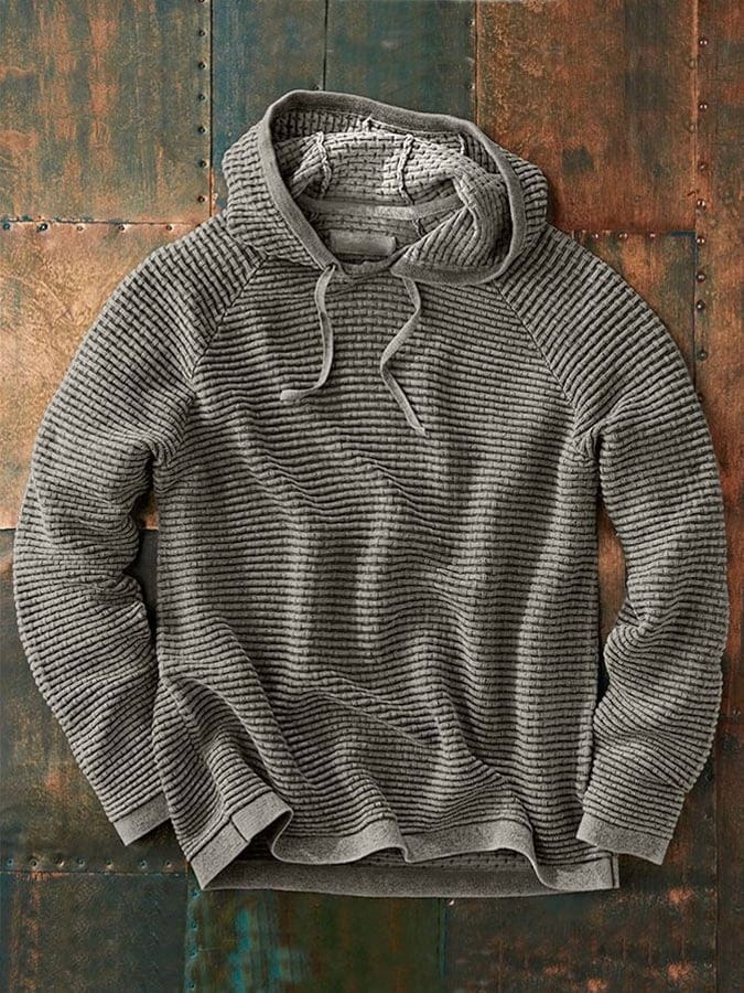 Leon | Elegant Men's Knit Hoodie