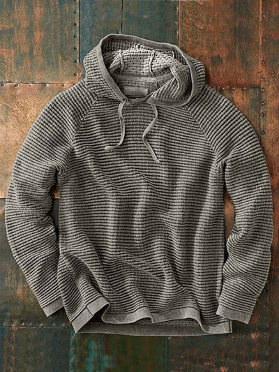 Leon | Elegant Men's Knit Hoodie