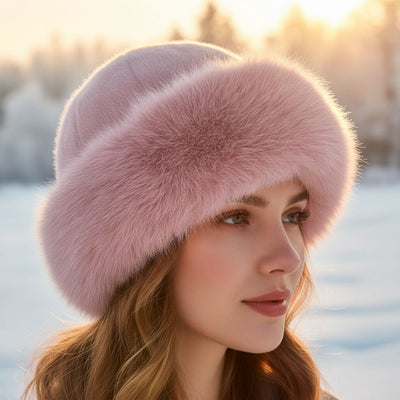 Romy | Fluffy Pink Winter Hat