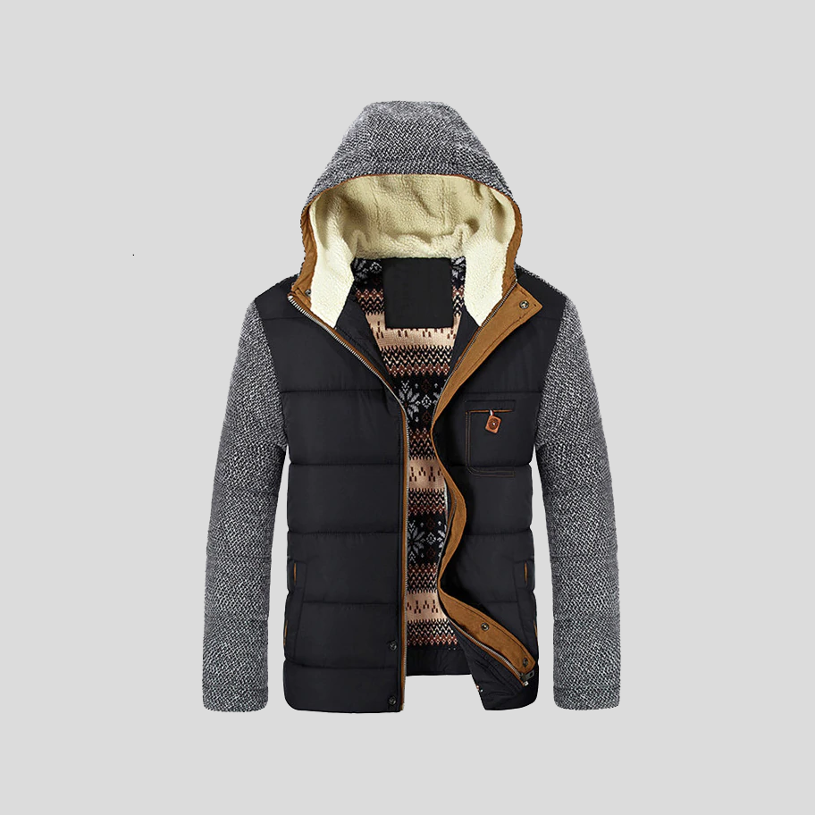 Louie | Quilted Winter Jacket with Hood