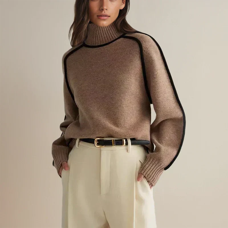 Amanda | Stylish Turtleneck Jumper