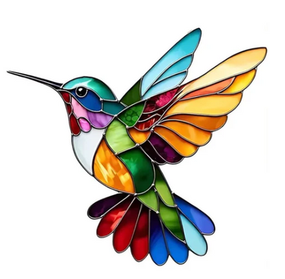Sophia | Elegant Colorful Hummingbird Necklace