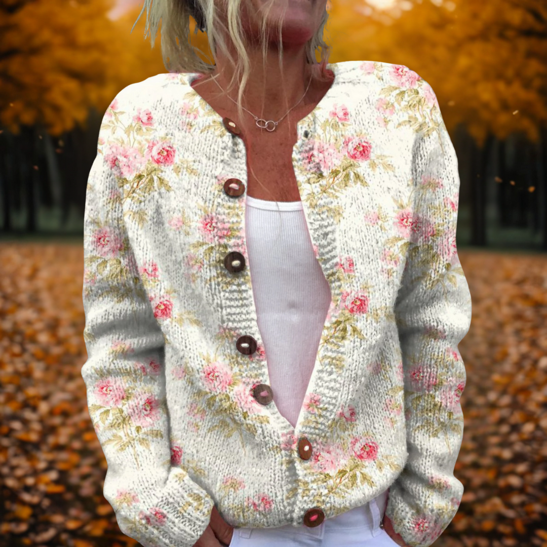 Jessie | Flower Art Cardigan
