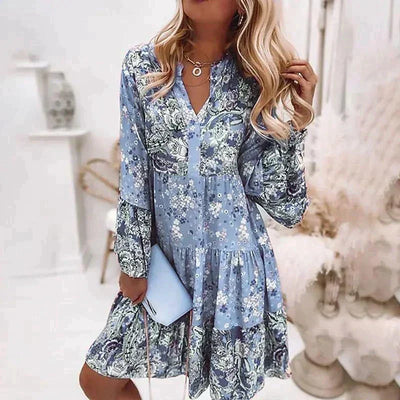 Lioren | Flower-patterned Dress