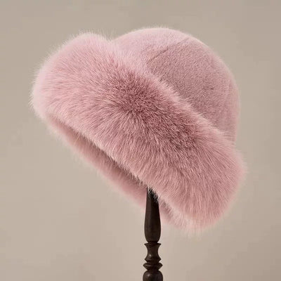 Romy | Fluffy Pink Winter Hat