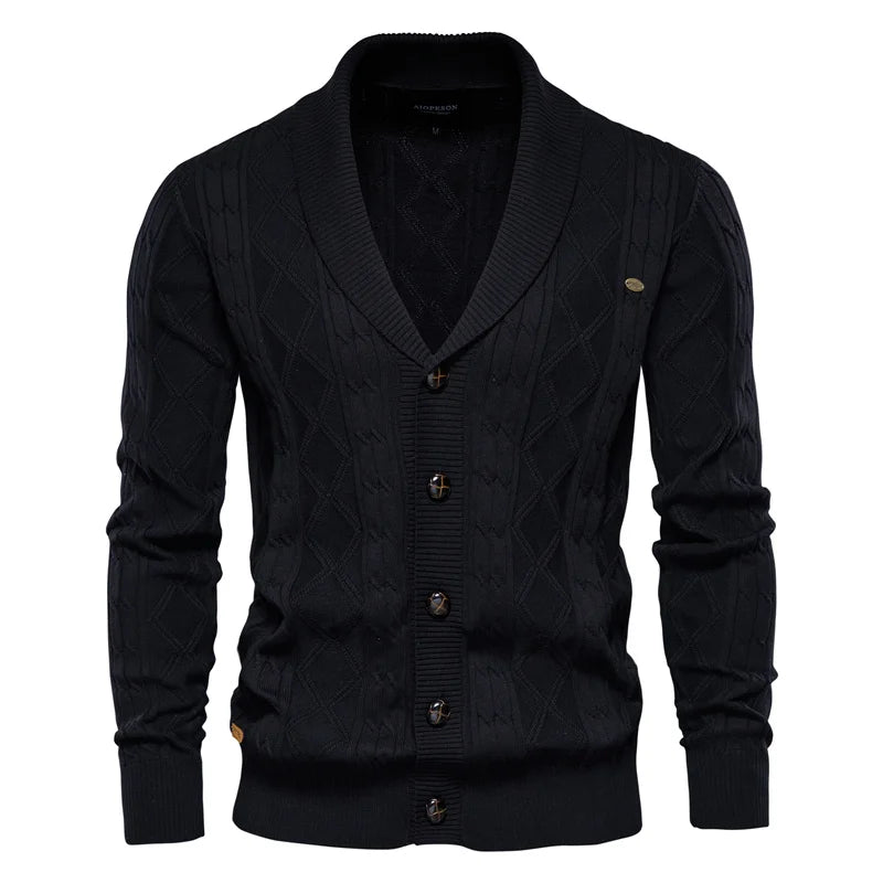Corey | Men's button-up cardigan