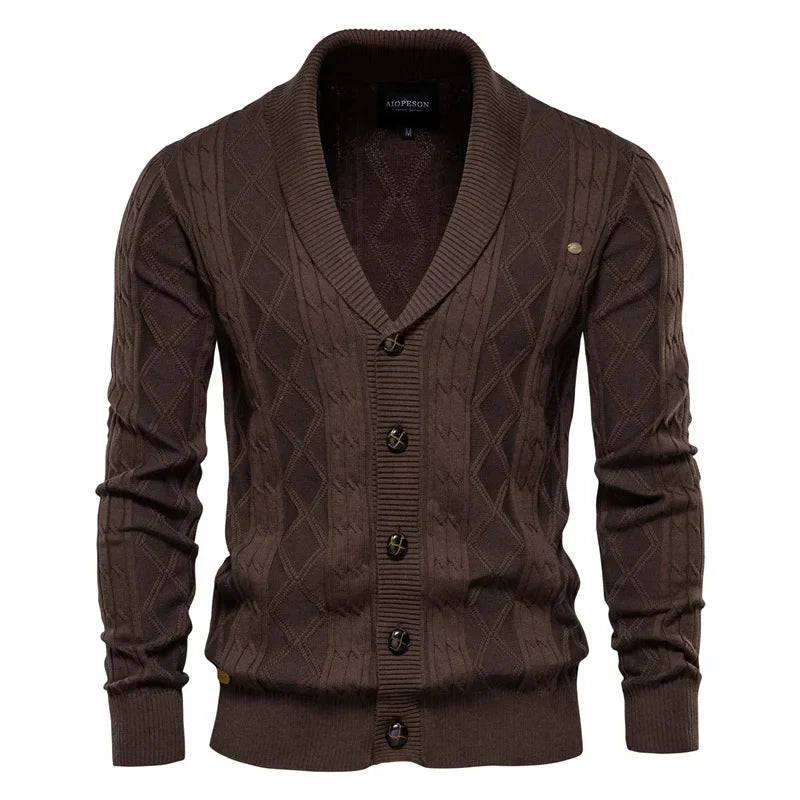 Corey | Men's button-up cardigan