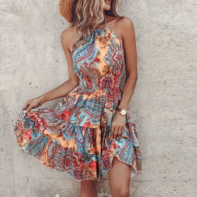 Fiametta | Chic Halter Dress
