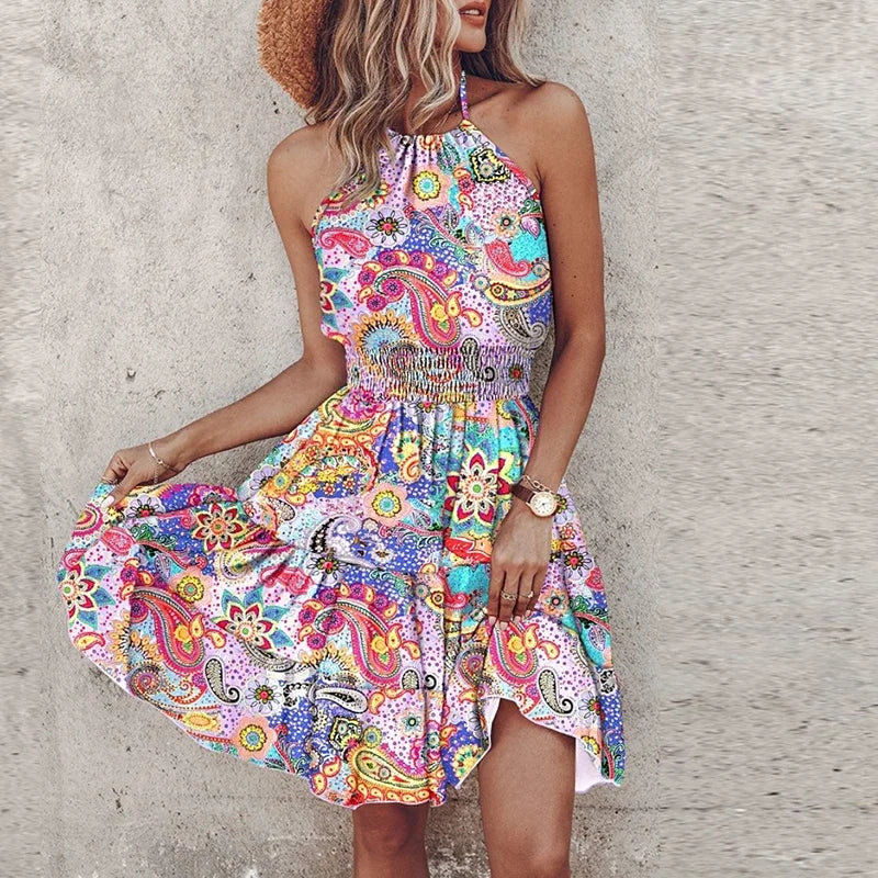 Fiametta | Chic Halter Dress