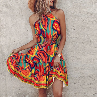 Fiametta | Chic Halter Dress
