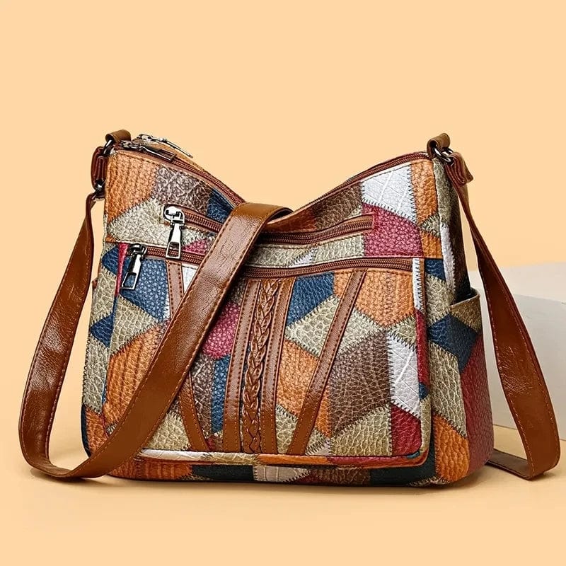 Serena | Mosaic leather handbag