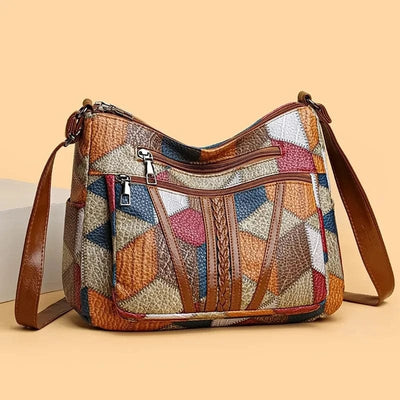 Serena | Mosaic leather handbag