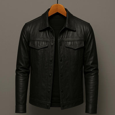 Freddie | Premium Leather Jacket in Motorcycle Style