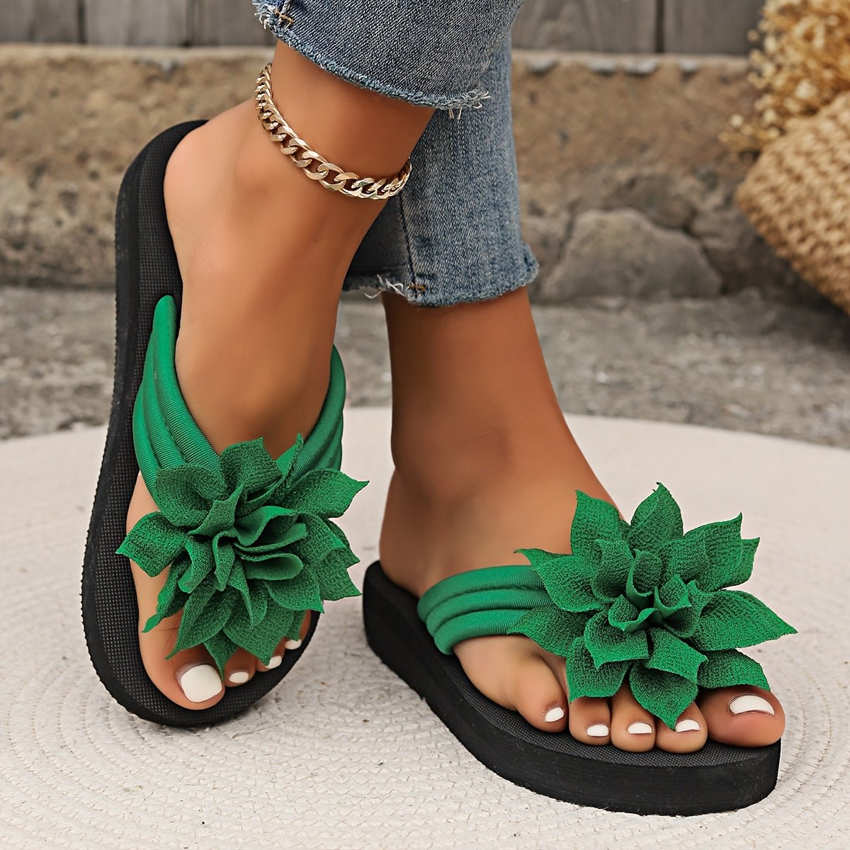 Eulalie | Floral Comfort Sandals