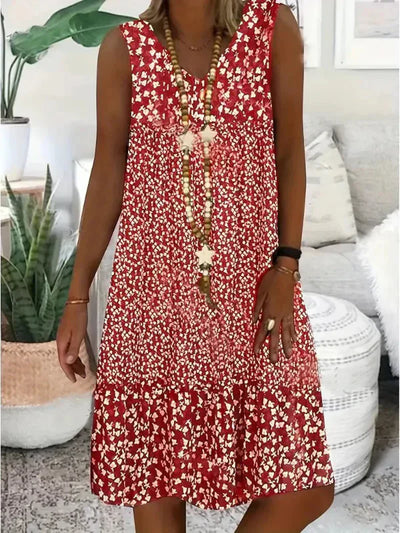 Colette | Floral Sleeveless Dress