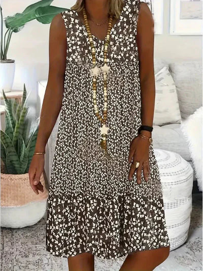 Colette | Floral Sleeveless Dress