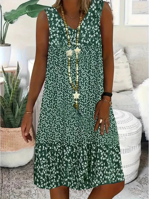 Colette | Floral Sleeveless Dress