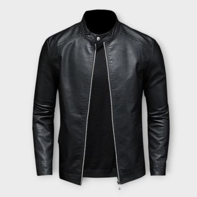 Harvey | Fitted Leather Jacket