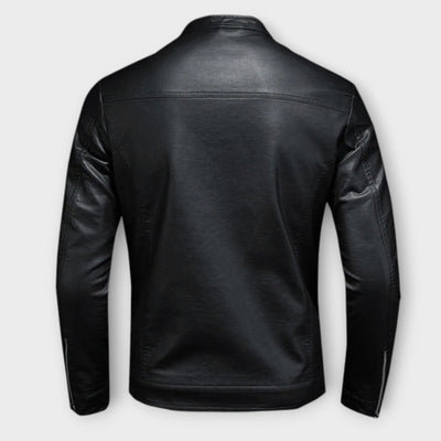 Harvey | Fitted Leather Jacket